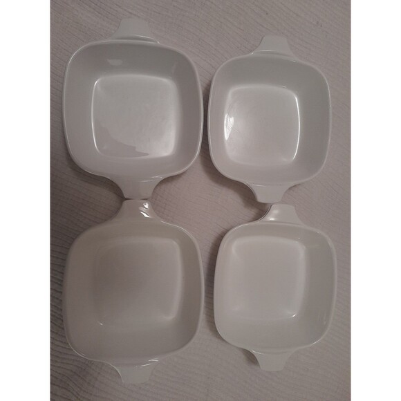 Corning Ware Blue Cornflower Mini Casserole Dishes Set of 4 Vintage - Picture 3 of 7